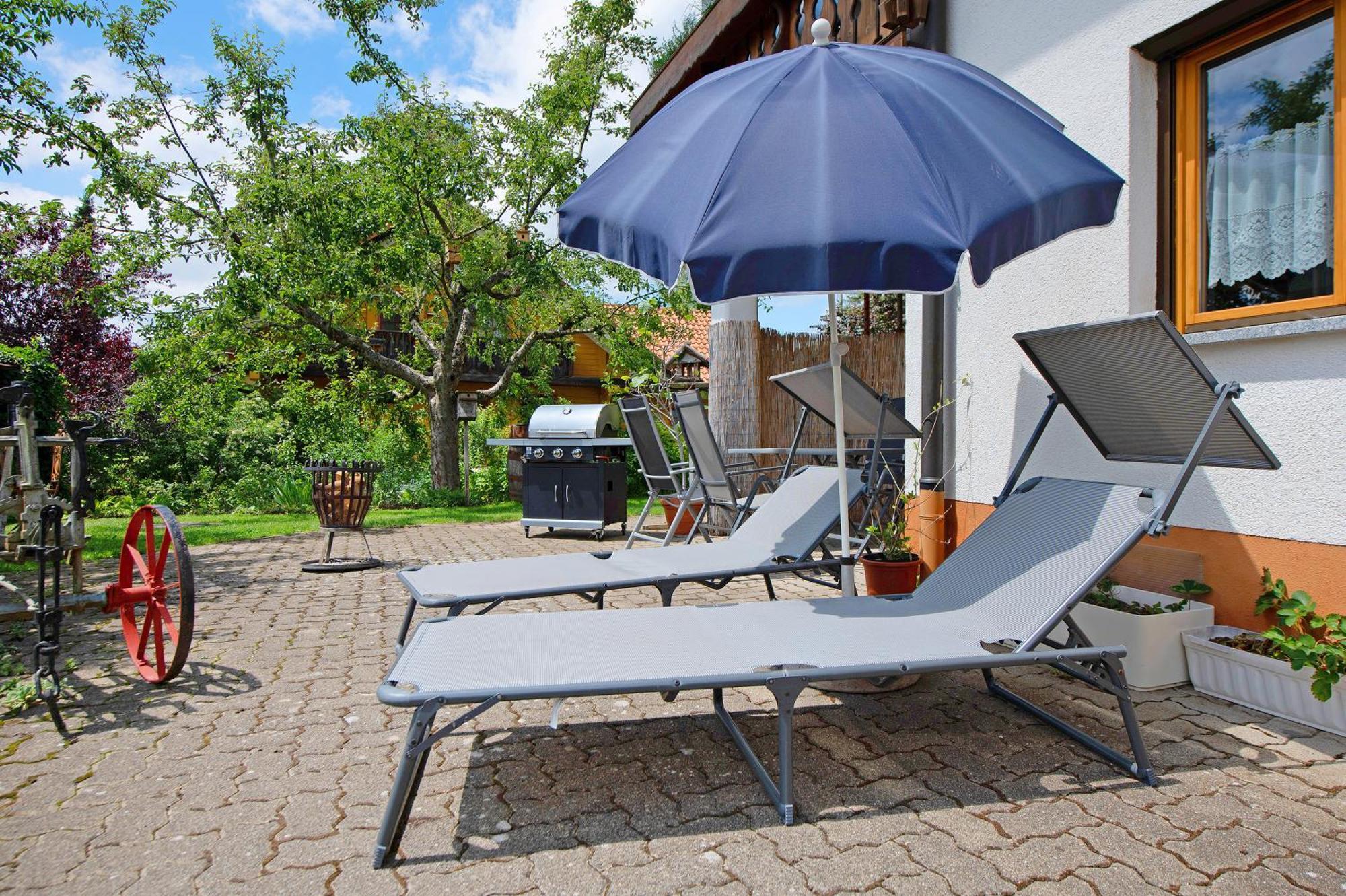 Ferienwohnung Blasi Mit Alpensicht Ibach Esterno foto